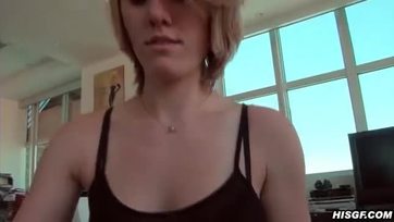 Sierra Day Gives Her Man An Afternoon Blowjob